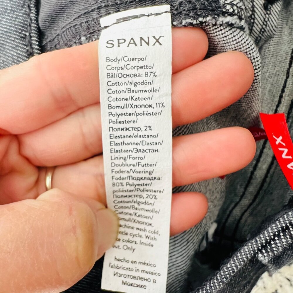 Spanx Wide legs pull on jeans, Black, Size M G88 - Picture 11 of 11
